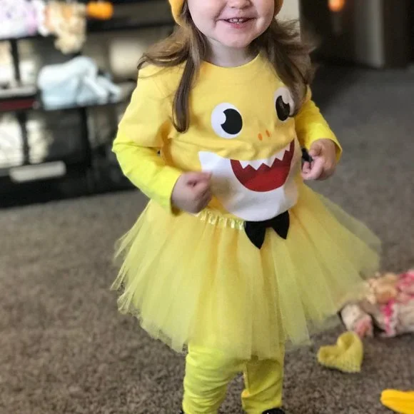 Baby Shark Tutu Costume For Baby Girls and Toddler Girls NWT - Picture 2 of 4